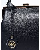 Sac à poignée supérieure/bandoulière en cuir SS26 RM 1825 noir - 21x28x11cm