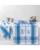 Set aus 6 Geschirrtüchern aus ägyptischer Baumwolle Instant Precious — 50 x 70 cm