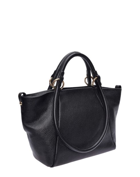 Sac fourre-tout en cuir SS26 RM 151T noir - 21x27x9.5 cm