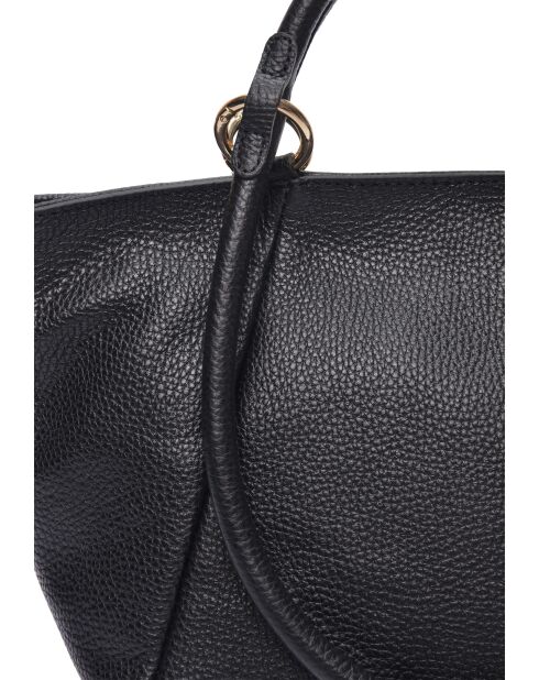 Sac fourre-tout en cuir SS26 RM 151T noir - 21x27x9.5 cm