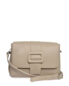 SS26 LV 105T modderleren schoudertas - 18x23x8 cm