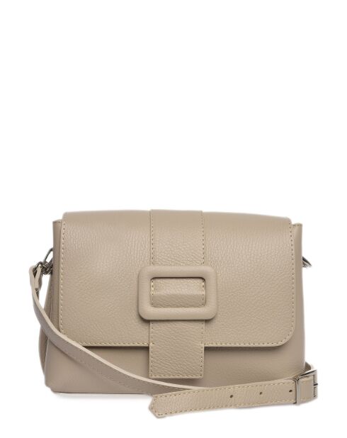 SS26 LV 105T modderleren schoudertas - 18x23x8 cm