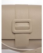 SS26 LV 105T modderleren schoudertas - 18x23x8 cm