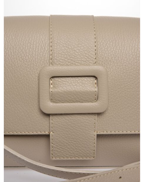 SS26 LV 105T modderleren schoudertas - 18x23x8 cm