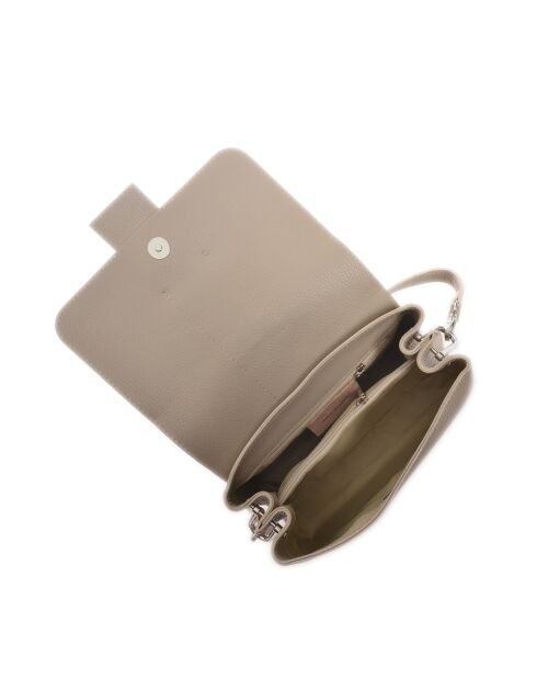 SS26 LV 105T modderleren schoudertas - 18x23x8 cm