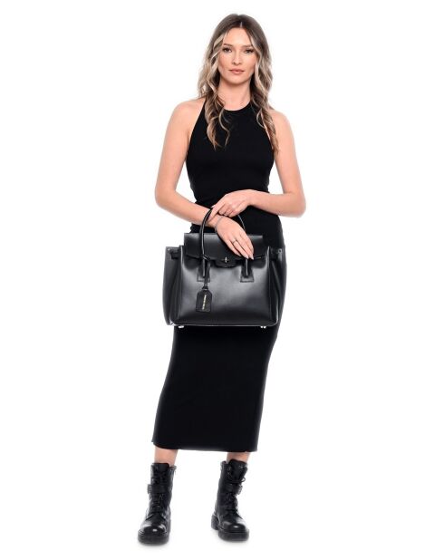Sac à main en cuir SS26 LV 479 noir - 31x33x14 cm