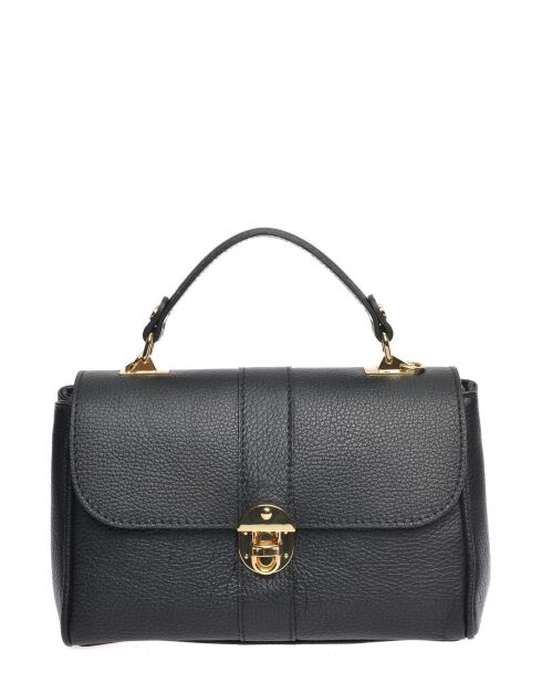 SS26 RM 1954T schwarze Lederhandtasche - 17x24x9,5 cm