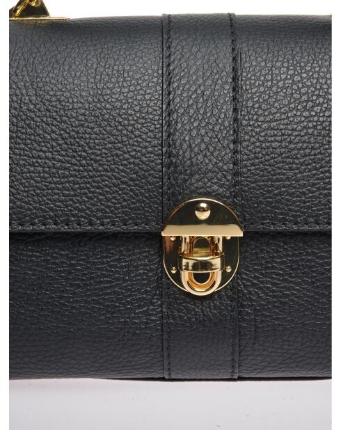 SS26 RM 1954T schwarze Lederhandtasche - 17x24x9,5 cm