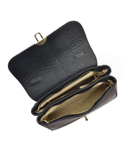 SS26 RM 1954T schwarze Lederhandtasche - 17x24x9,5 cm
