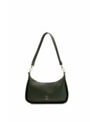 Sac à bandouliere en cuir Storm vert - 25x13x6.5cm