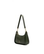 Sac à bandouliere en cuir Storm vert - 25x13x6.5cm