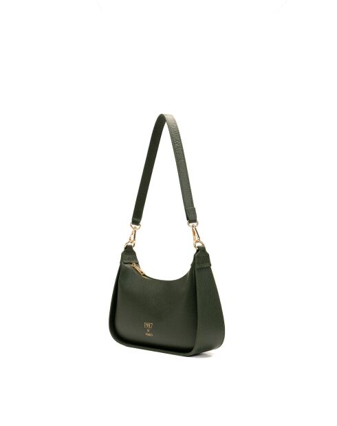 Sac à bandouliere en cuir Storm vert - 25x13x6.5cm