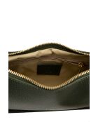 Sac à bandouliere en cuir Storm vert - 25x13x6.5cm