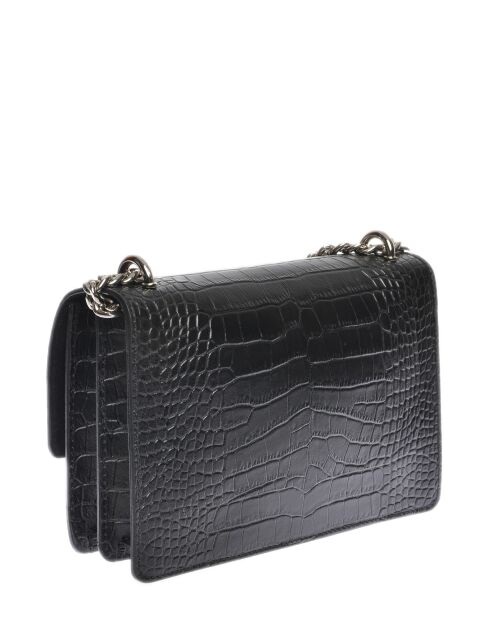 SS26 LV 8165 zwarte leren schoudertas - 15x22x6 cm