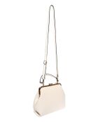 Sac à poignée supérieure /bandoulière en cuir SS26 RM 1825 beige - 21x28x11cm