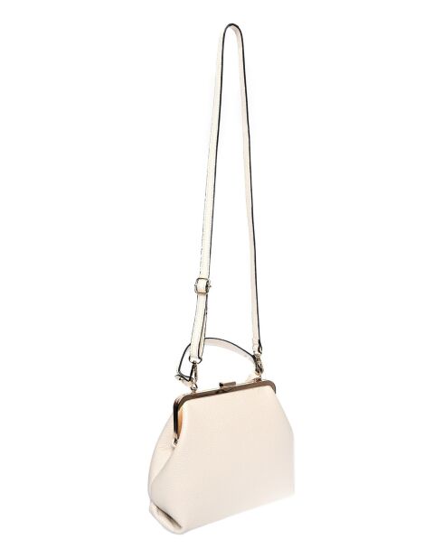 Sac à poignée supérieure /bandoulière en cuir SS26 RM 1825 beige - 21x28x11cm