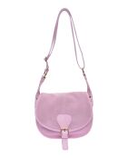 SS26 LV 199T Schultertasche aus rosafarbenem Leder - 22x28x10 cm