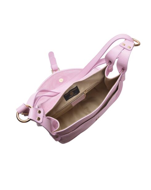 SS26 LV 199T Schultertasche aus rosafarbenem Leder - 22x28x10 cm