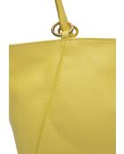 Sac fourre-tout en cuir SS26 RM 151T jaune citron - 21x27x9.5 cm