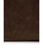 Sac porte épaule en cuir Roots moka - 35x35x14cm