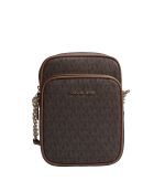 Sac bandoulière moyen  Jet Set Travel brun - 22.9 x 14 x 2.5 cm