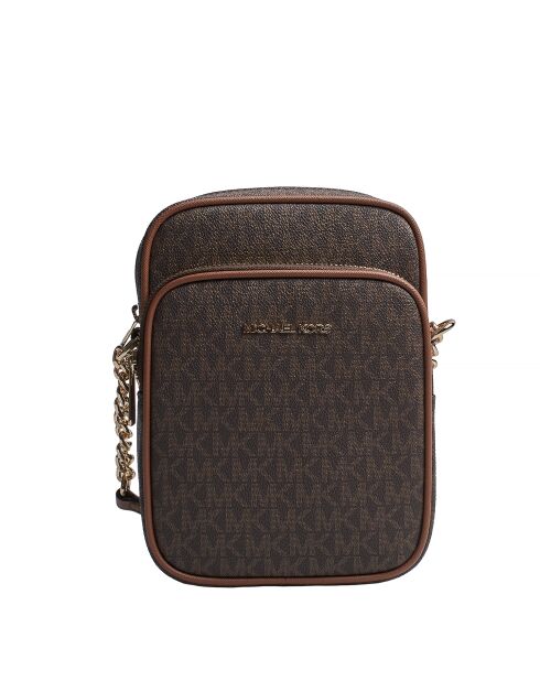 Sac bandoulière moyen  Jet Set Travel brun - 22.9 x 14 x 2.5 cm