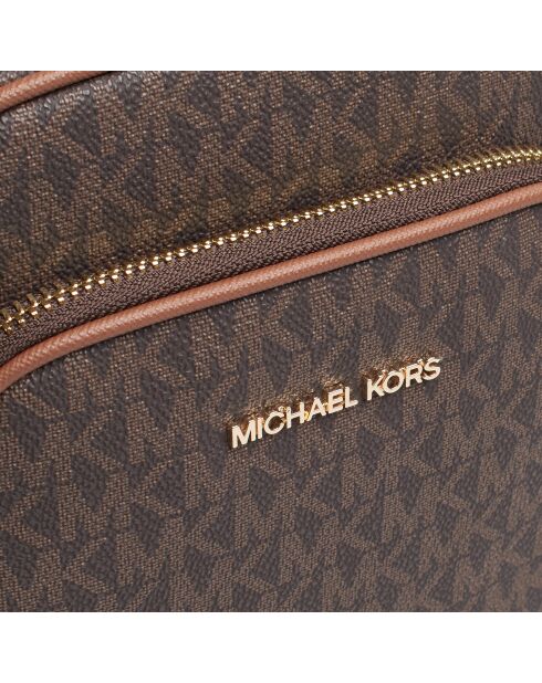 Sac bandoulière moyen  Jet Set Travel brun - 22.9 x 14 x 2.5 cm