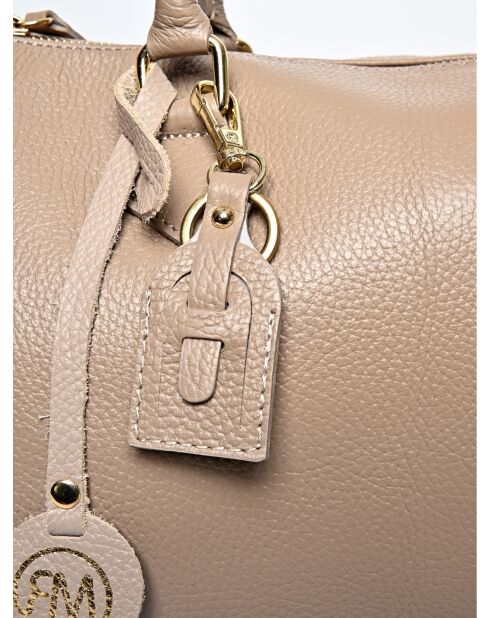 SS26 RM 1897 modderleren handtas - 22x31x19 cm