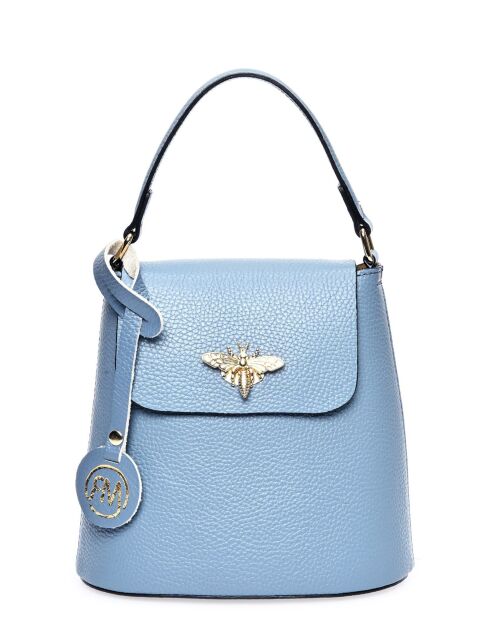 Sac à main en cuir SS26 RM 1846 céleste - 19x19.5x11 cm