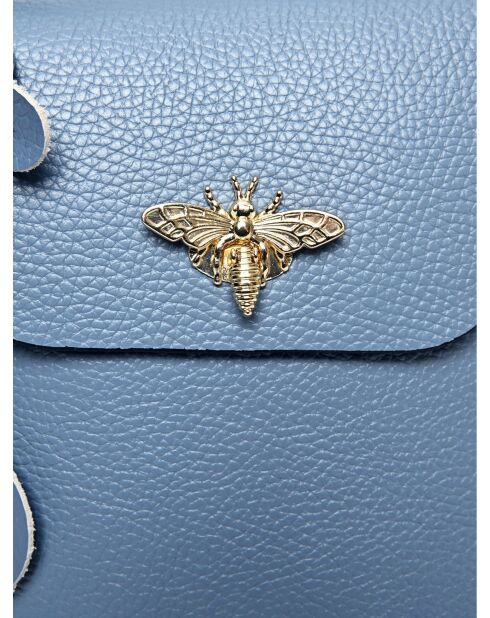Sac à main en cuir SS26 RM 1846 céleste - 19x19.5x11 cm