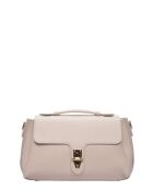 SS26 RM 149T beigefarbene Lederhandtasche - 19x29x11 cm