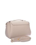 SS26 RM 149T beigefarbene Lederhandtasche - 19x29x11 cm