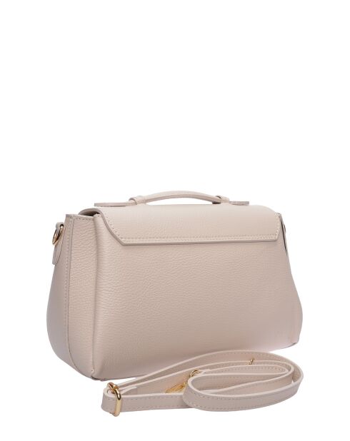 SS26 RM 149T beigefarbene Lederhandtasche - 19x29x11 cm