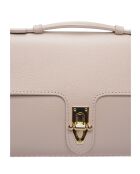 SS26 RM 149T beigefarbene Lederhandtasche - 19x29x11 cm