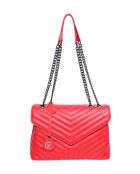 Sac bandoulière en cuir SS26 LV 2183 rouge - 23x34x10 cm