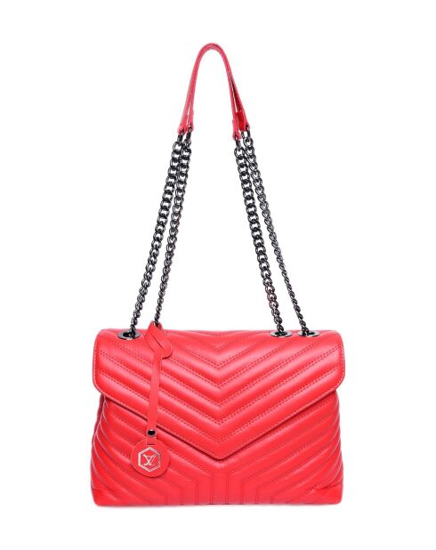 Sac bandoulière en cuir SS26 LV 2183 rouge - 23x34x10 cm