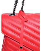 Sac bandoulière en cuir SS26 LV 2183 rouge - 23x34x10 cm