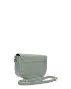 SS26 RM 148T mintkleurige leren schoudertas - 15x19,5x7 cm