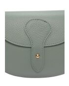 SS26 RM 148T mintkleurige leren schoudertas - 15x19,5x7 cm