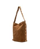 Sac porte épaule en cuir Roots camel - 35x35x14cm