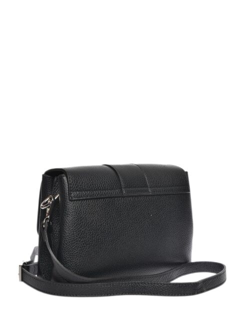 SS26 LV 105T zwarte leren schoudertas - 18x23x8 cm