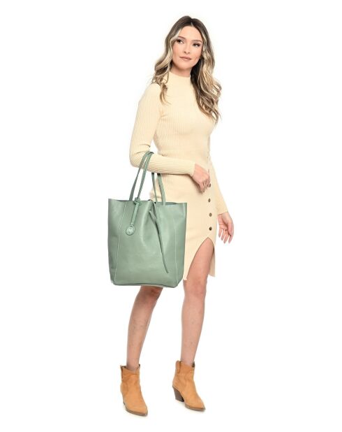 Sac à main en cuir SS26 RM 1847 céladon - 37x41x12 cm