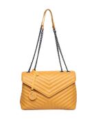 Sac bandoulière en cuir SS26 LV 2183 moutarde - 23x34x10 cm