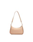 Schultertasche Storm aus Leder in Hellrosa - 25x13x6,5 cm