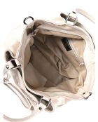 SS26 LV 1536 beigefarbene Lederhandtasche - 28x39x17 cm
