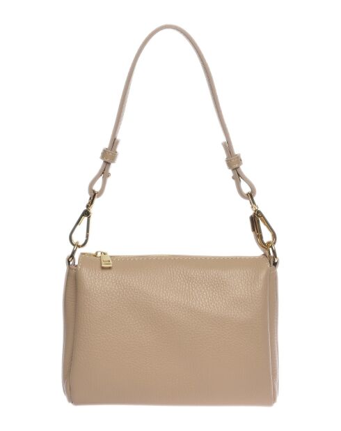 SS26 LV 109T modderleren schoudertas - 14x19x6,5 cm