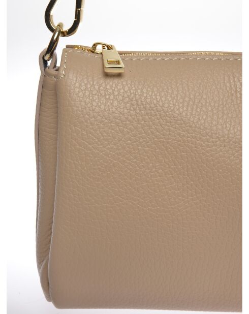 SS26 LV 109T modderleren schoudertas - 14x19x6,5 cm