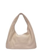 Sac hobo en cuir SS26 RM 144 beige - 24x41.5x10.5 cm
