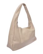Sac hobo en cuir SS26 RM 144 beige - 24x41.5x10.5 cm