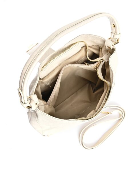Sac à poignée supérieure en cuir SS26 RM 1591 beige - 31x36x16 cm